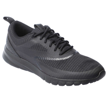 Black - Front - Fabric Unisex Adult Draco Safety Shoes