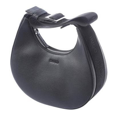 Black - Side - Hugo Womens-Ladies Bel 2.0 Hobo Bag
