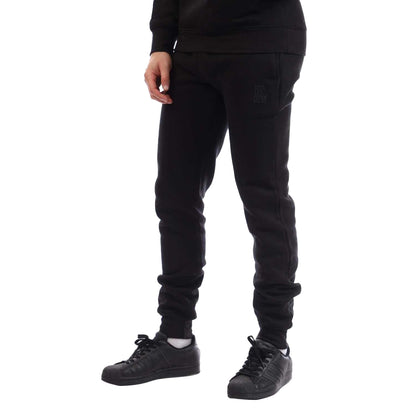 Black - Lifestyle - Duck and Cover Mens Merchell Tracksuit