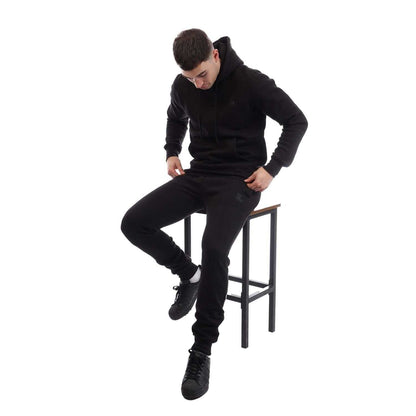 Black - Pack Shot - Duck and Cover Mens Merchell Tracksuit
