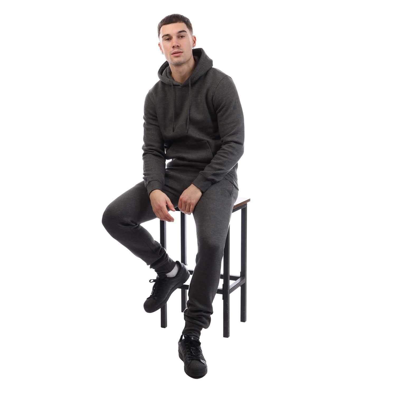 Charcoal - Pack Shot - Duck and Cover Mens Merchell Tracksuit