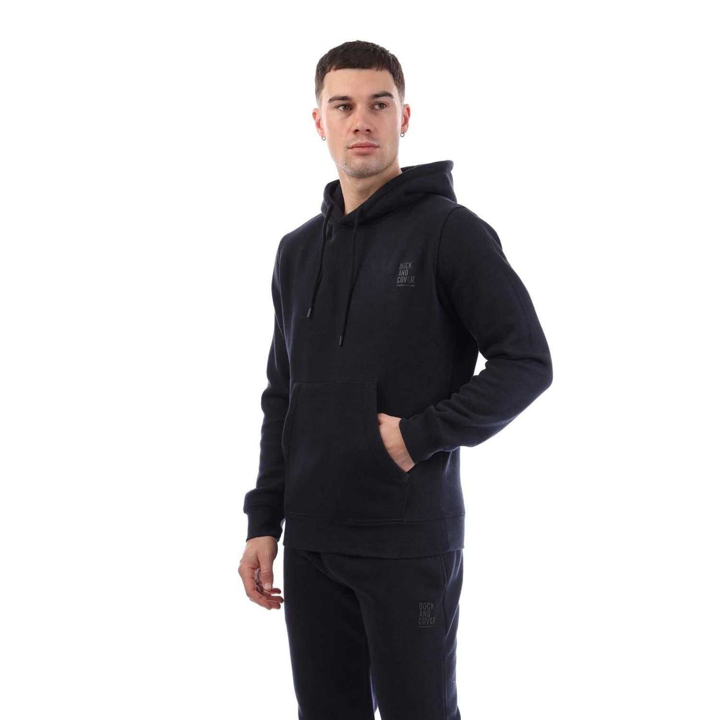 Navy - Lifestyle - Duck and Cover Mens Merchell Tracksuit