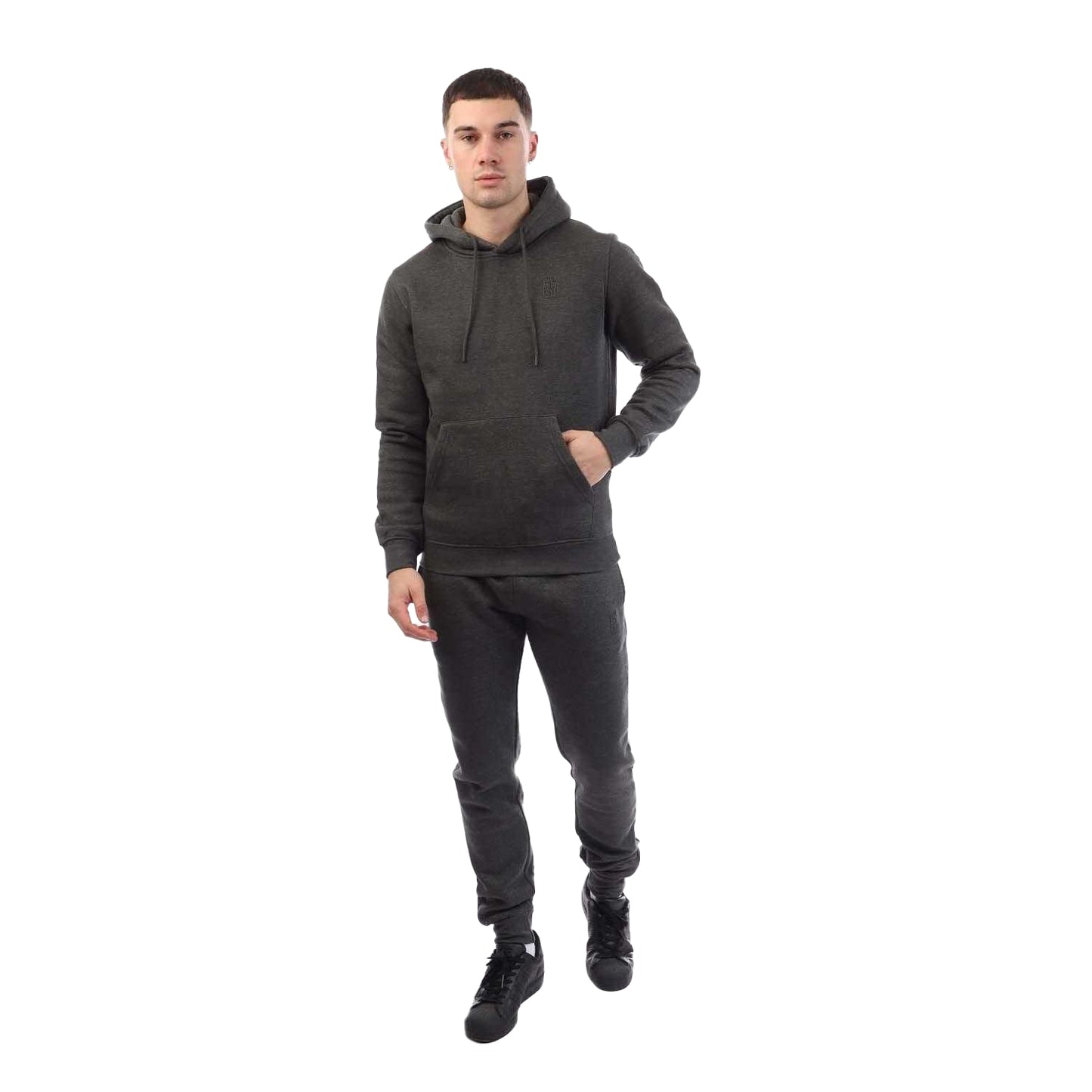 Charcoal - Front - Duck and Cover Mens Merchell Tracksuit
