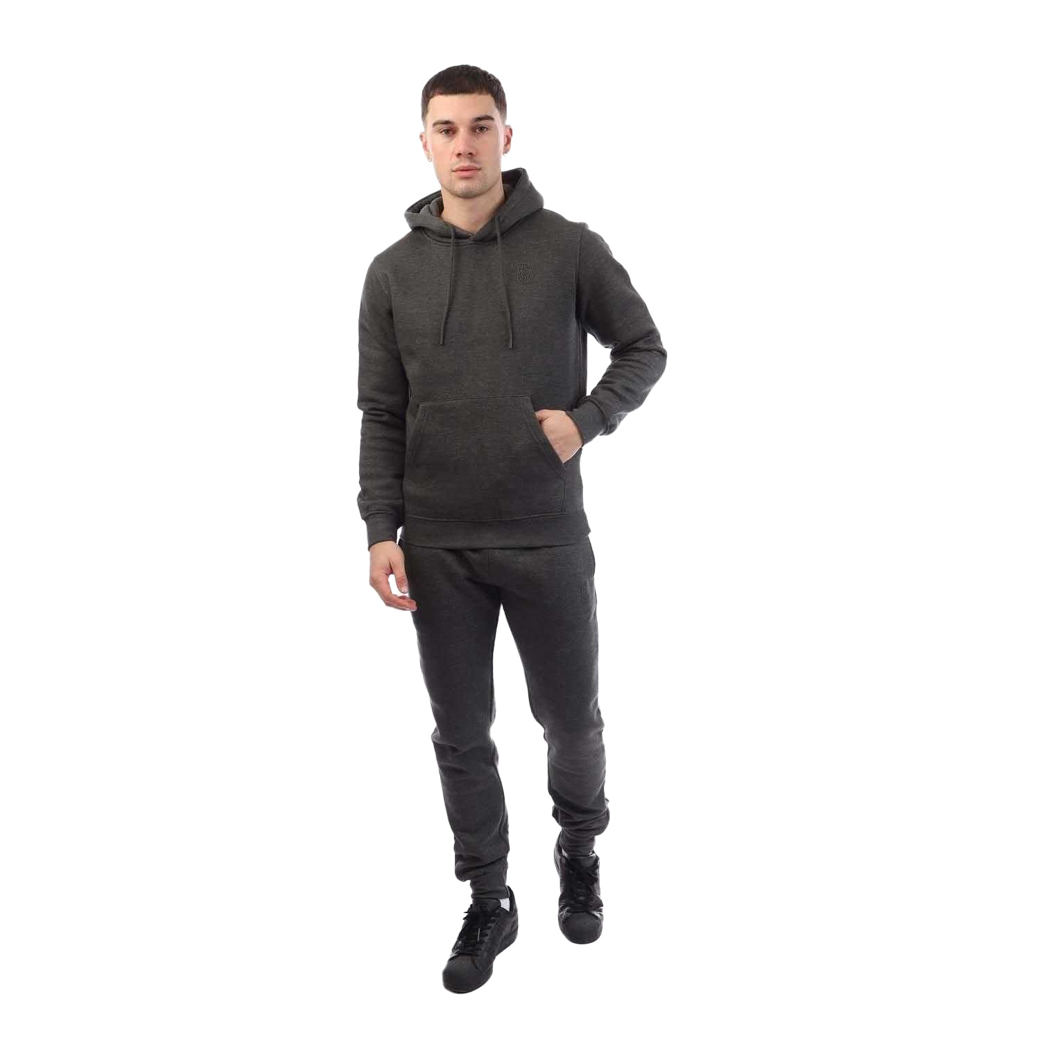 Charcoal - Front - Duck and Cover Mens Merchell Tracksuit