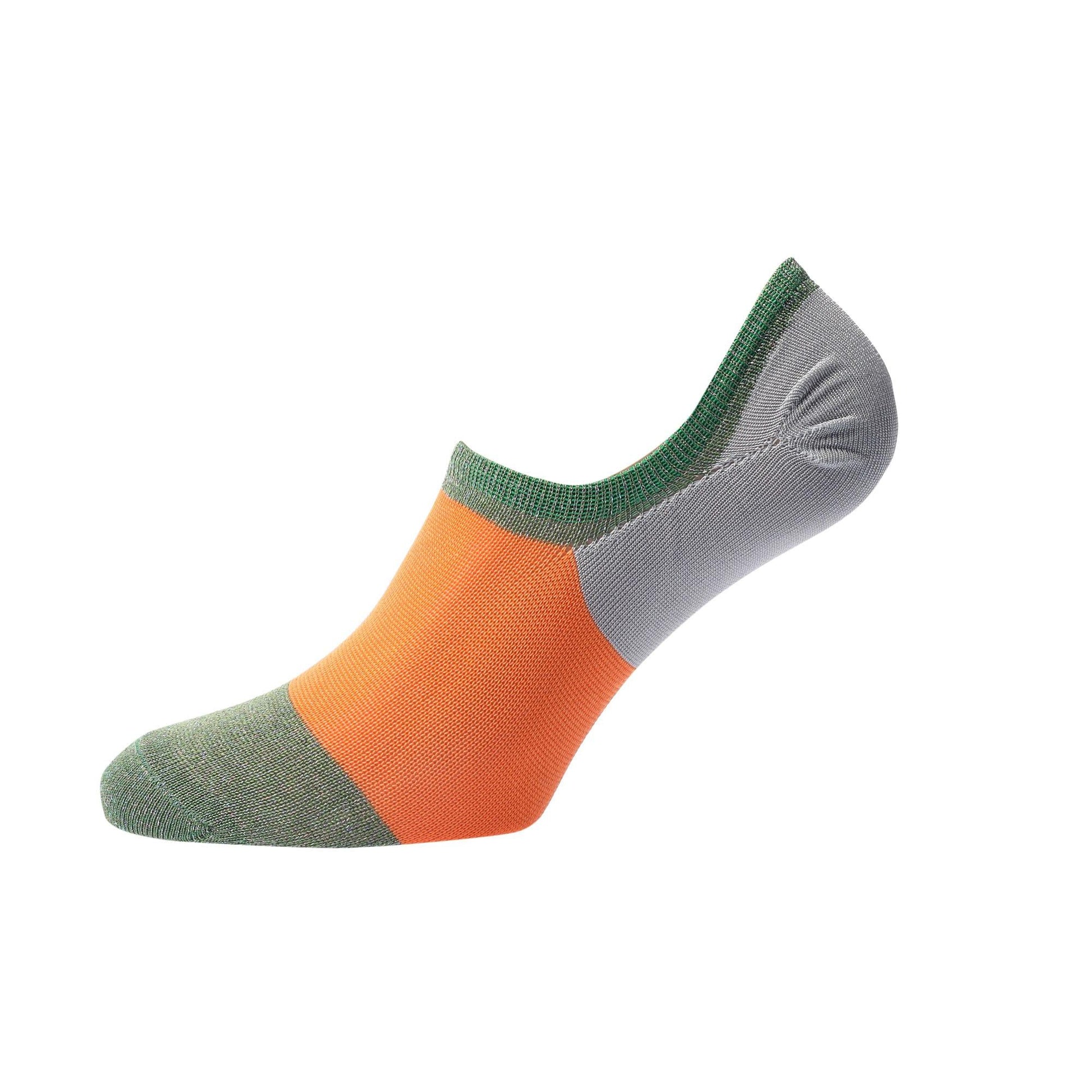 Orange - Back - Happy Socks Unisex Adult Isa No Show Socks