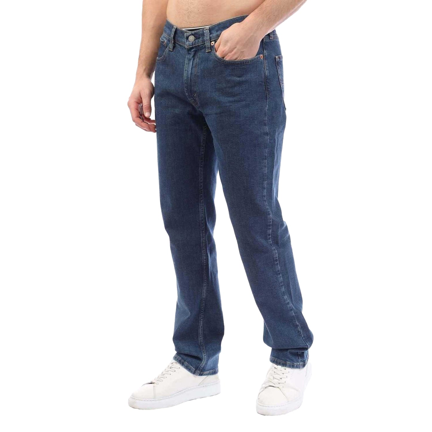 Blue - Side - Levis Mens 514 Slim Jeans