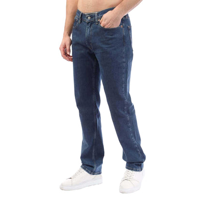Blue - Side - Levis Mens 514 Slim Jeans