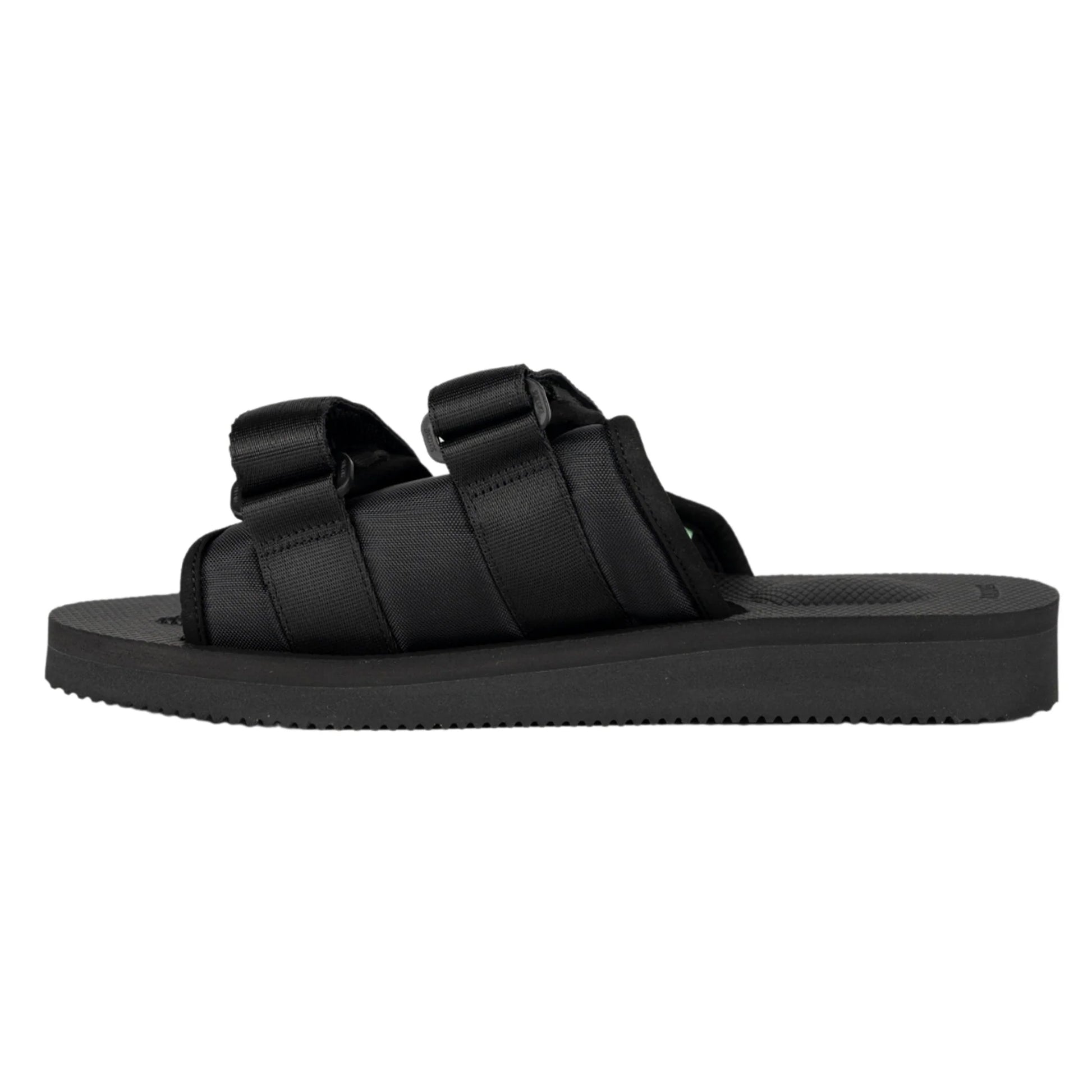 Black - Back - Suicoke Womens-Ladies Moto Cab Nylon Sandals