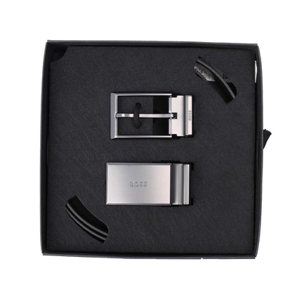 Black - Lifestyle - Boss Mens Georg Leather Belt