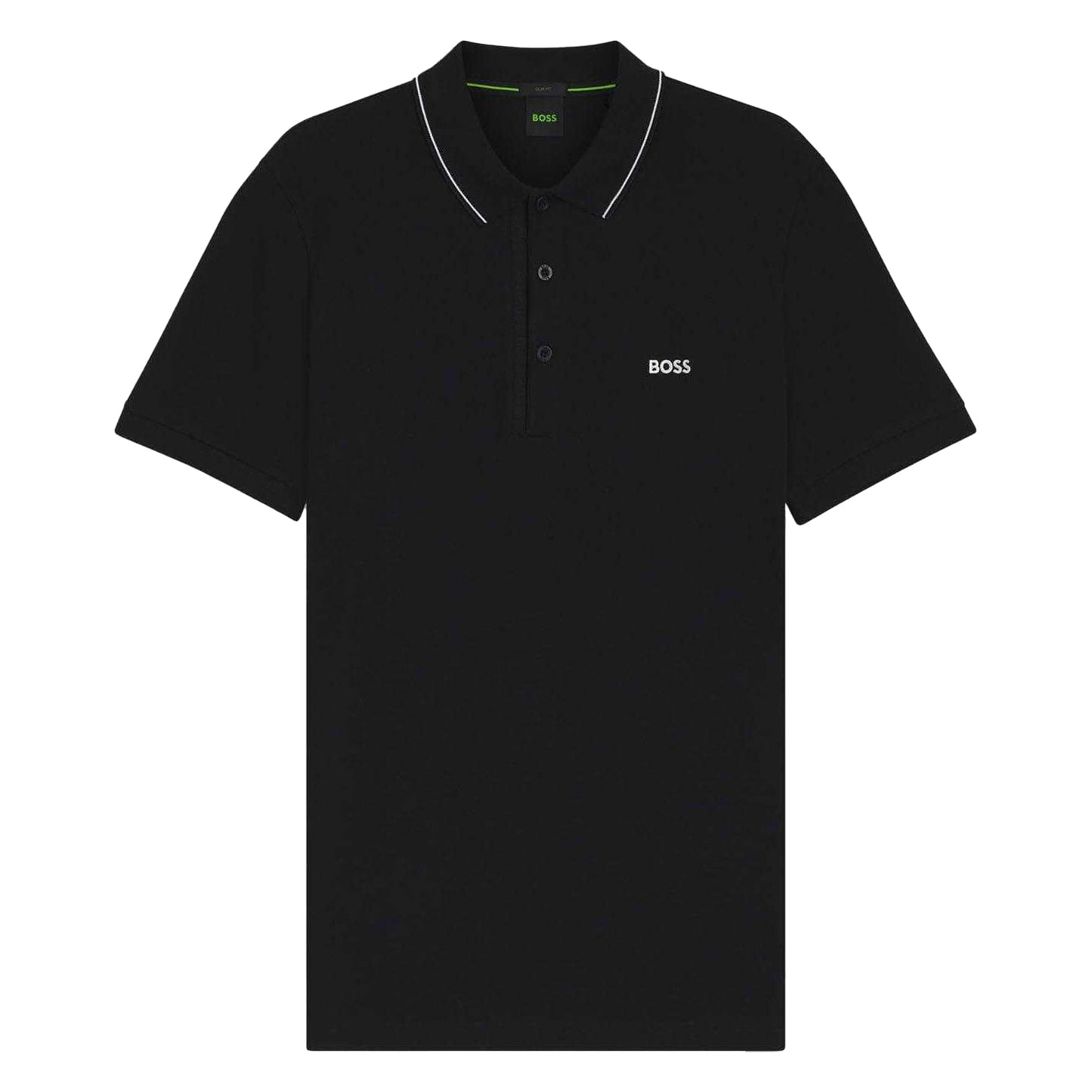 Black - Front - Boss Mens Paule 4 Polo Shirt