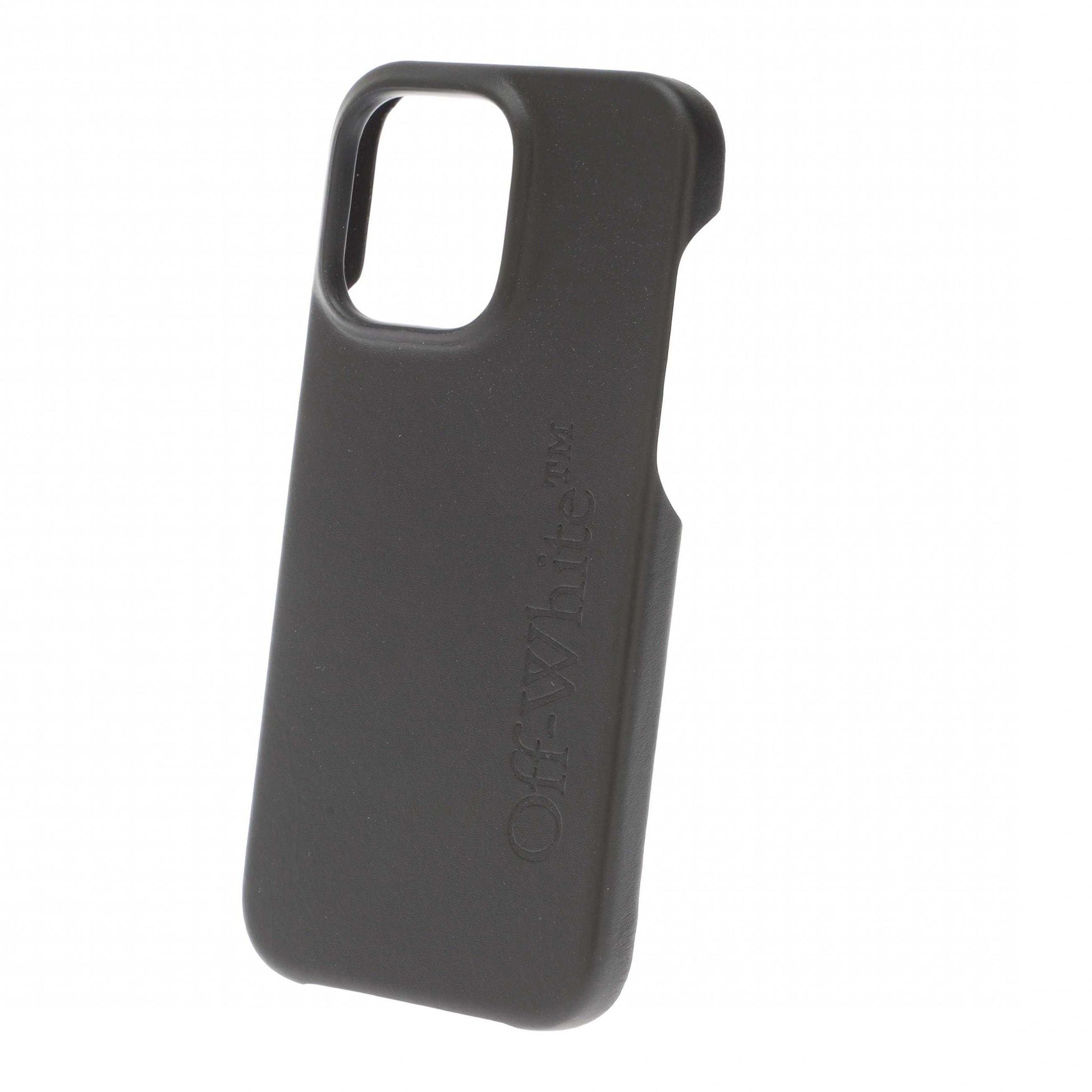 Black - Back - Off White Bookish iPhone 14 Pro Max Compatible Phone Case