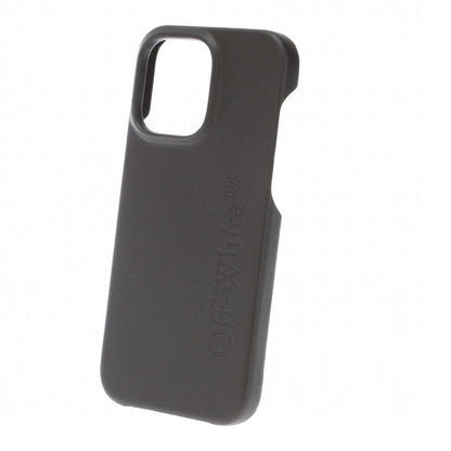 Black - Back - Off White Bookish iPhone 14 Pro Max Compatible Phone Case