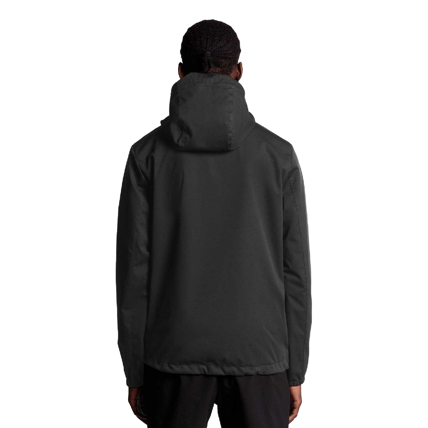 Black - Back - Lyle & Scott Mens Full Zip Sports Windbreaker