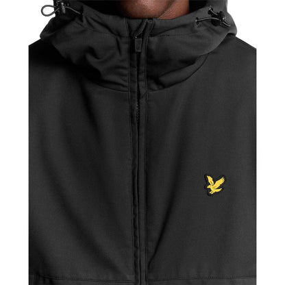 Black - Side - Lyle & Scott Mens Full Zip Sports Windbreaker