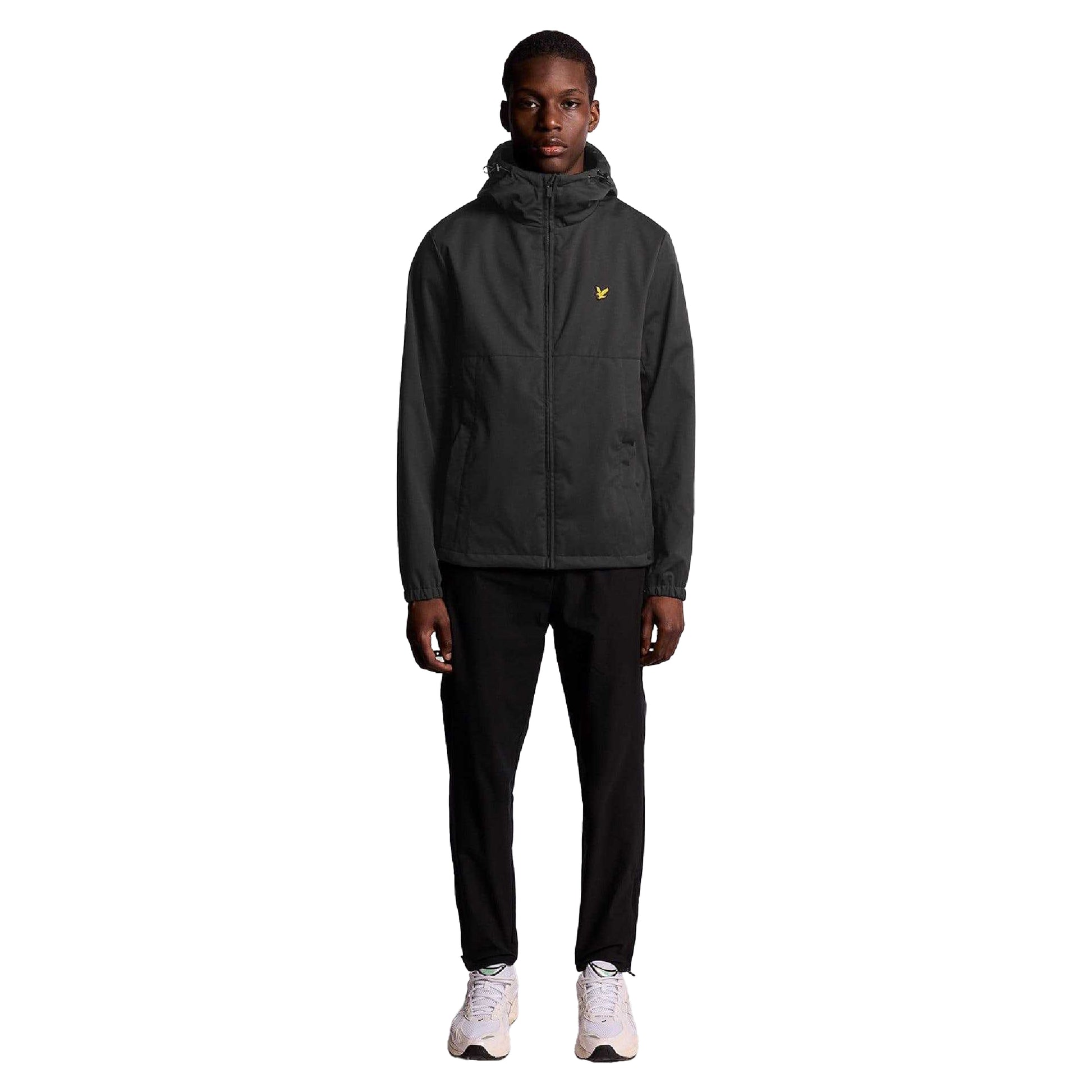 Black - Lifestyle - Lyle & Scott Mens Full Zip Sports Windbreaker