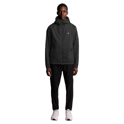 Black - Lifestyle - Lyle & Scott Mens Full Zip Sports Windbreaker