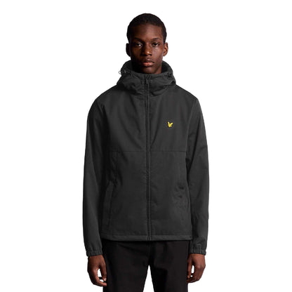 Black - Front - Lyle & Scott Mens Full Zip Sports Windbreaker