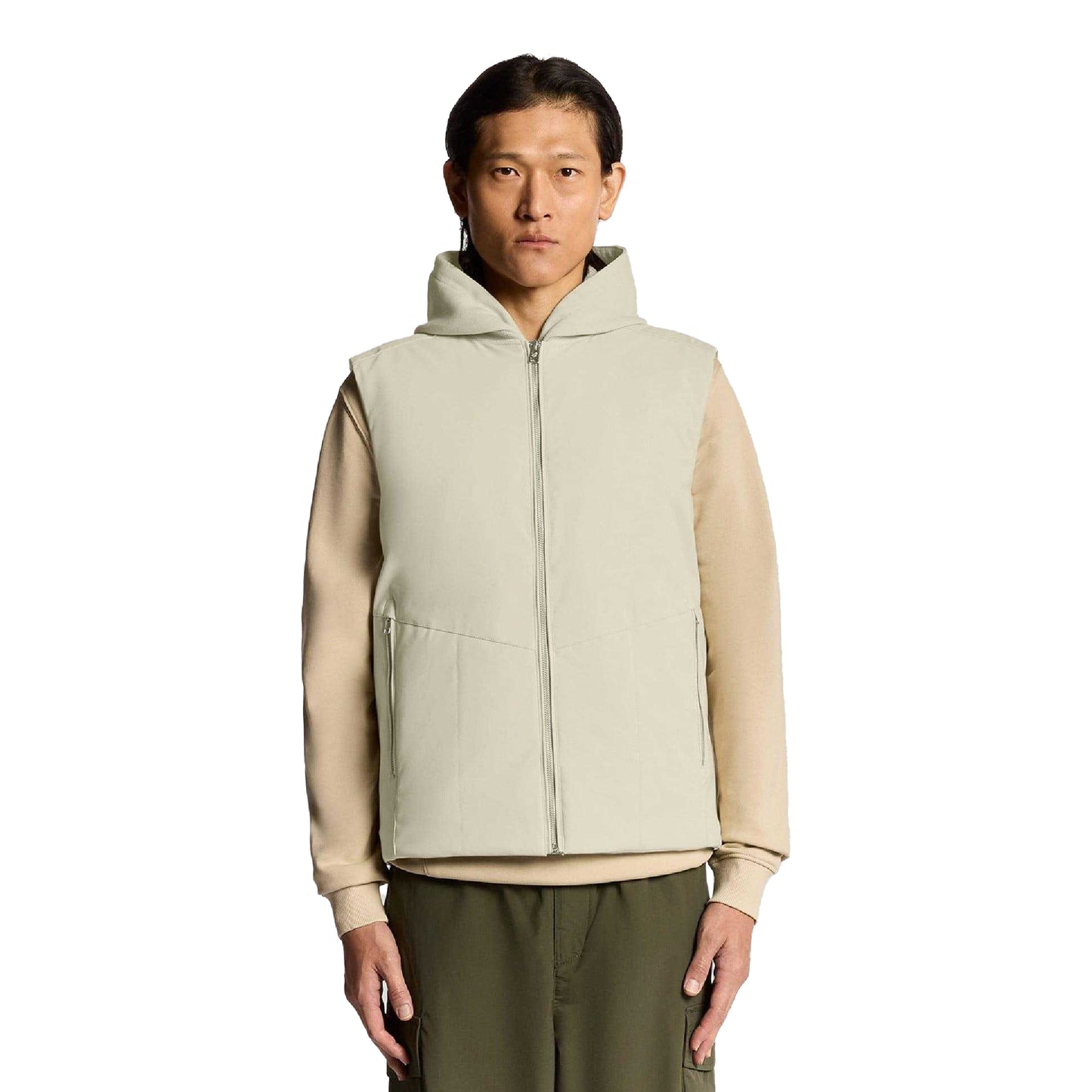 Brown - Front - Lyle & Scott Mens Quilted Shell Gilet