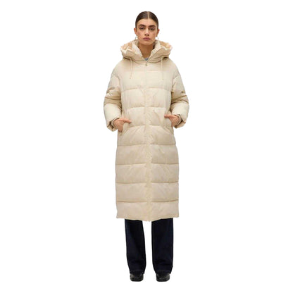 Oatmeal - Lifestyle - Vero Moda Womens-Ladies Elanor Laurie Long Length Padded Jacket