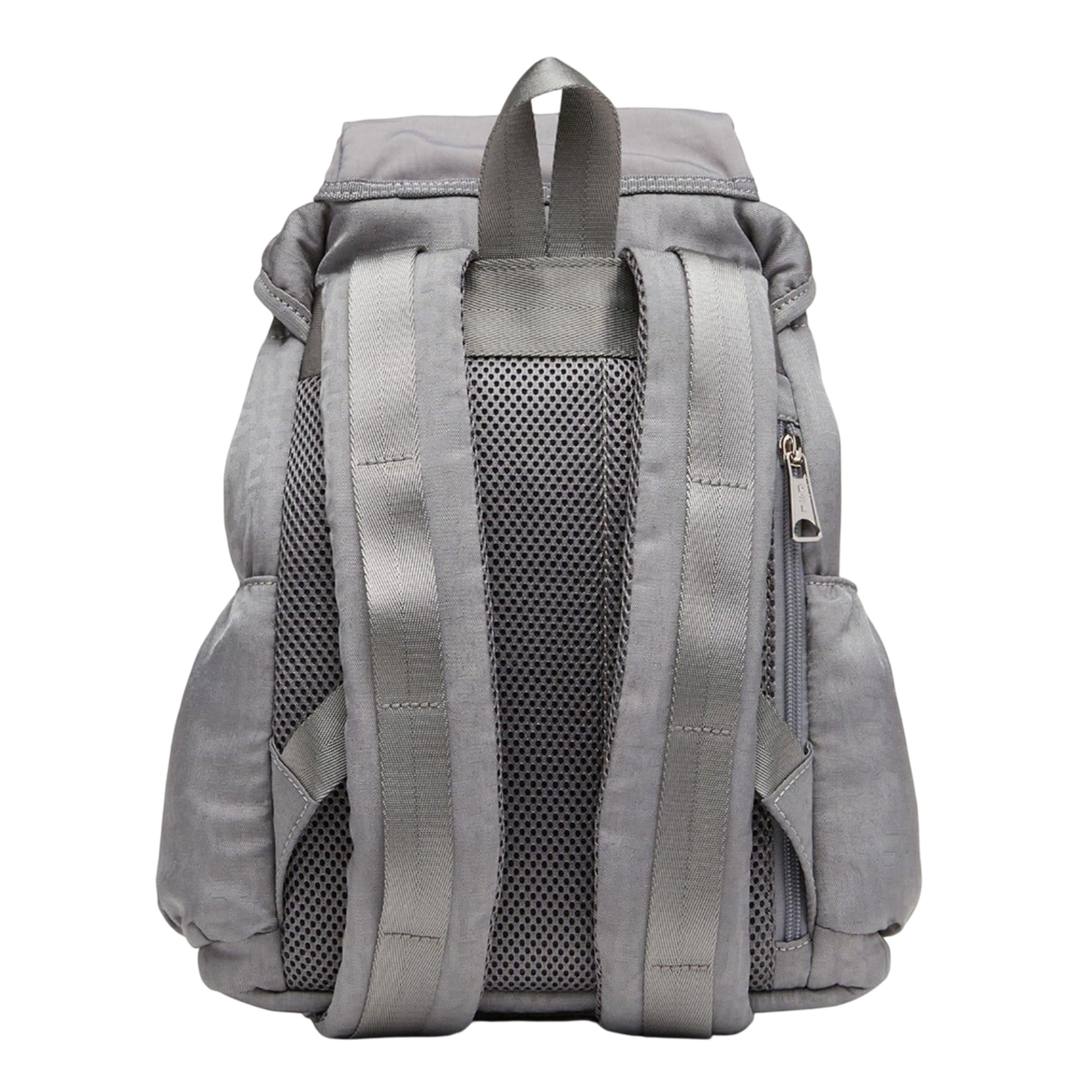 Grey - Back - Diesel Mono Nylon Backpack