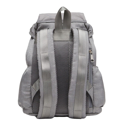 Grey - Back - Diesel Mono Nylon Backpack