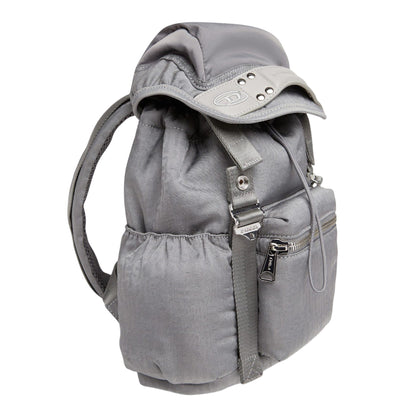 Grey - Side - Diesel Mono Nylon Backpack