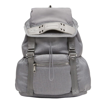 Grey - Front - Diesel Mono Nylon Backpack