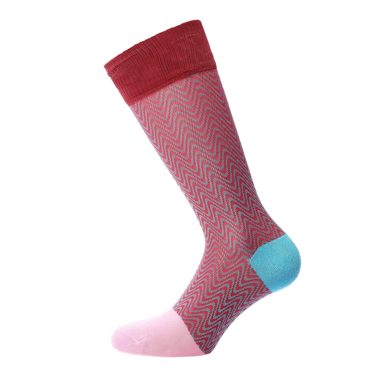 Pink - Back - Happy Socks Unisex Adult Lucia Socks