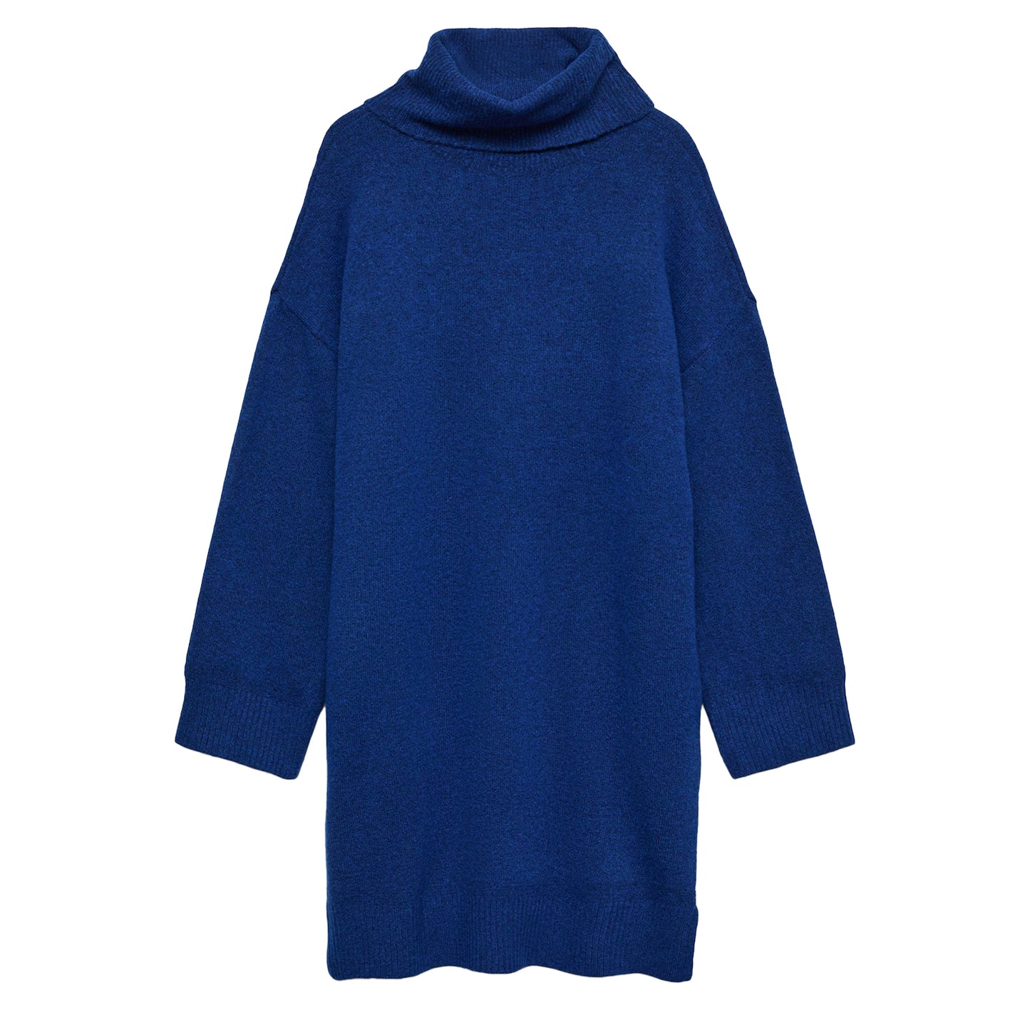Blue - Front - Vero Moda Womens-Ladies Aquarius Roll Neck Jumper Dress
