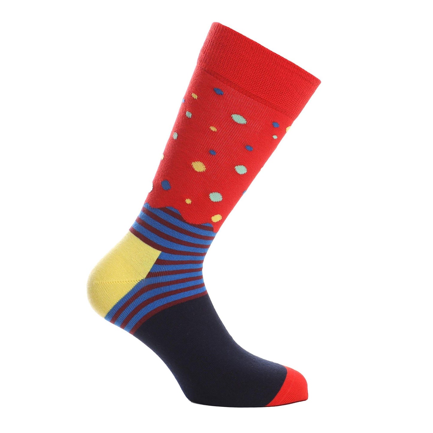 Red - Back - Happy Socks Unisex Adult World´s Strongest Dad Socks