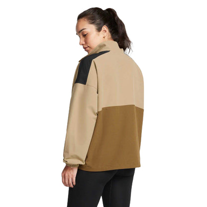 Brown - Lifestyle - Under Armour Womens-Ladies Woven Sweatshirt
