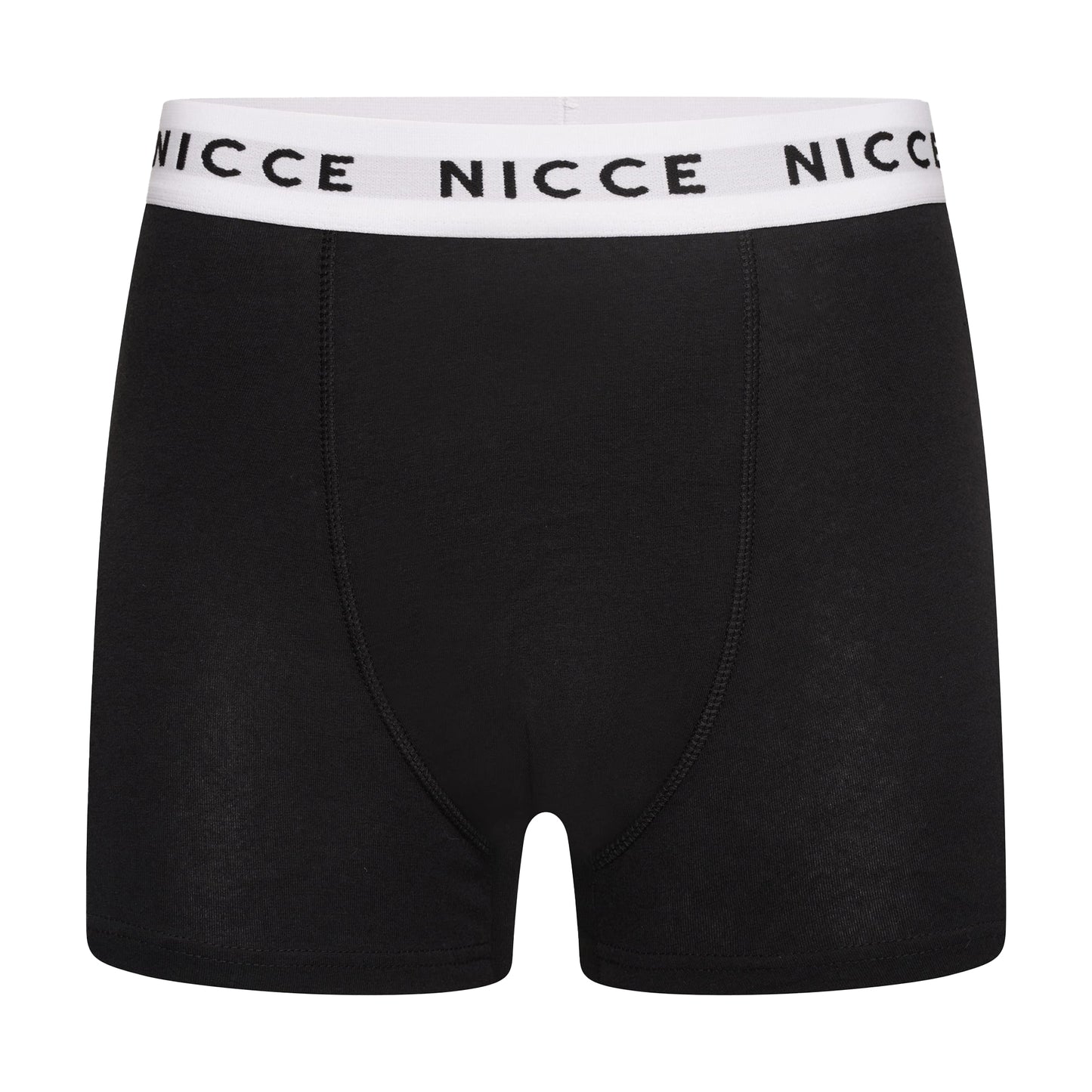 Black - Back - Nicce Mens Wisbor Boxer Shorts (Pack of 3)
