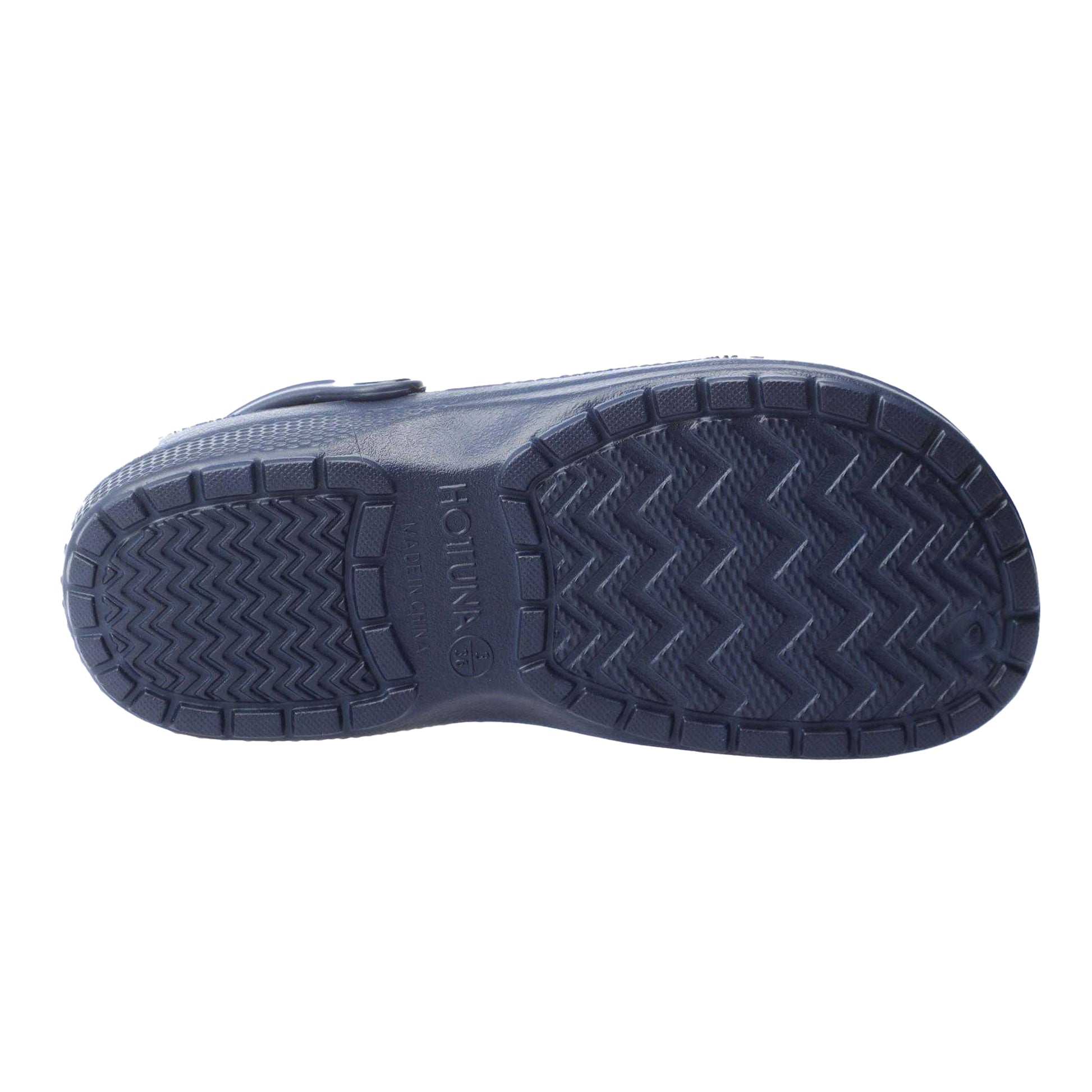 Navy Blue - Lifestyle - Hot Tuna Childrens-Kids Plain Clogs