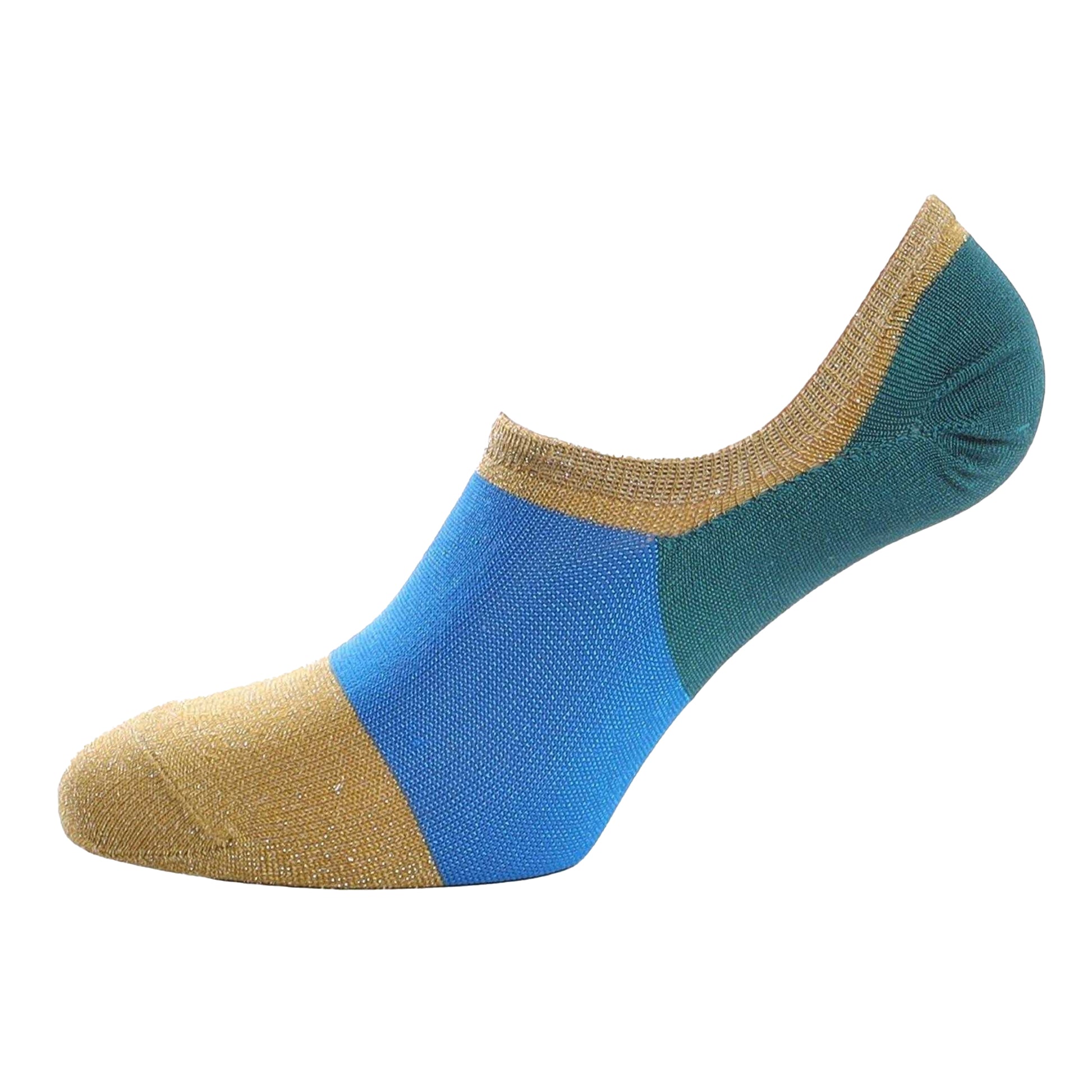 Blue - Back - Happy Socks Womens-Ladies Isa No Show Ankle Socks