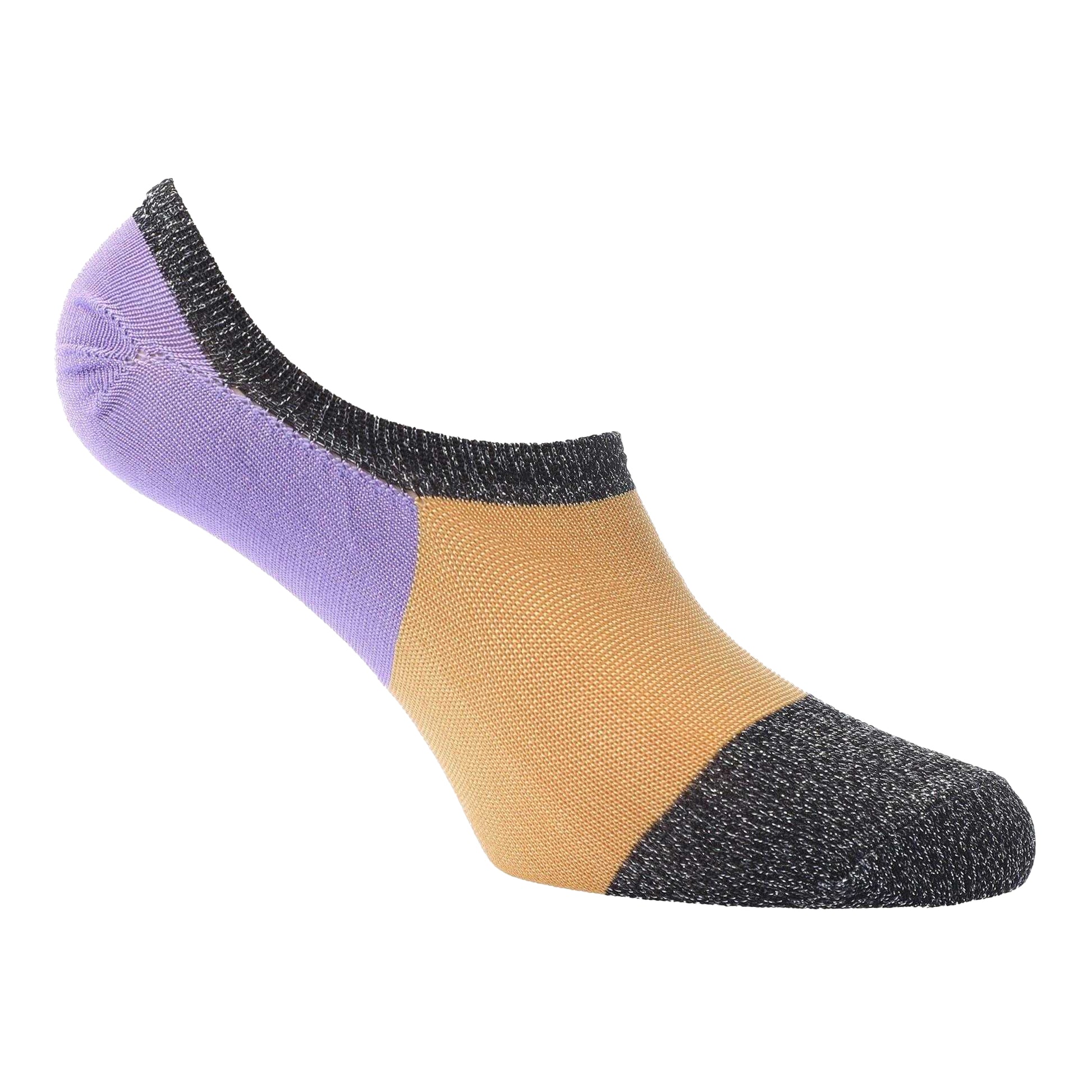 Grey - Front - Happy Socks Womens-Ladies Isa No Show Ankle Socks