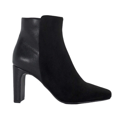 Black - Side - Dune London Womens-Ladies Orietta Almond Toe Ankle Boots