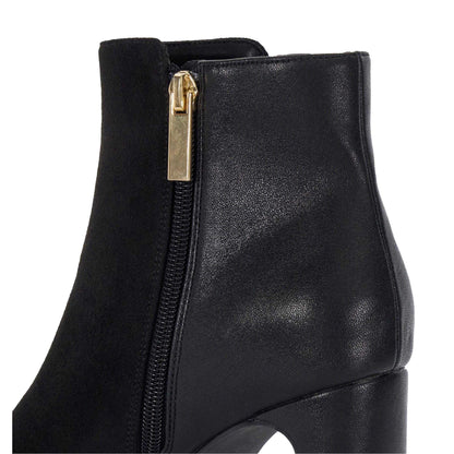 Black - Pack Shot - Dune London Womens-Ladies Orietta Almond Toe Ankle Boots