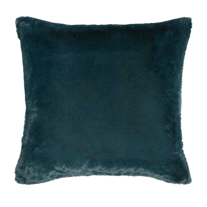 Blue - Front - In Home Faux Fur Filled Cushion