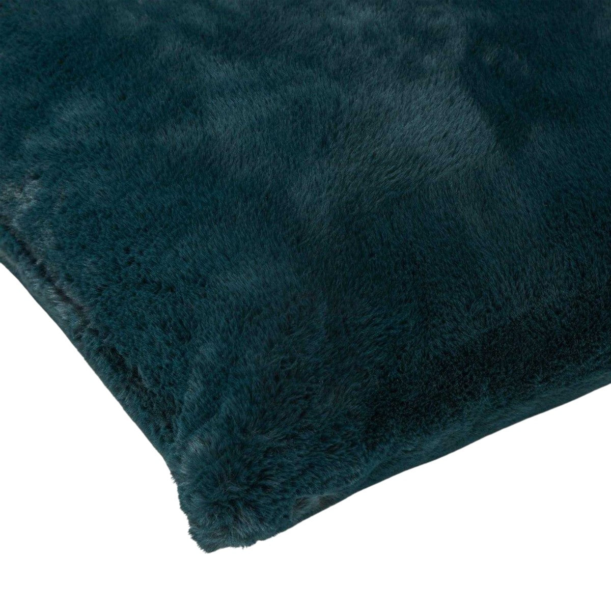 Blue - Back - In Home Faux Fur Filled Cushion