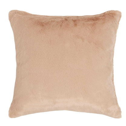 Brown - Front - In Home Faux Fur Filled Cushion