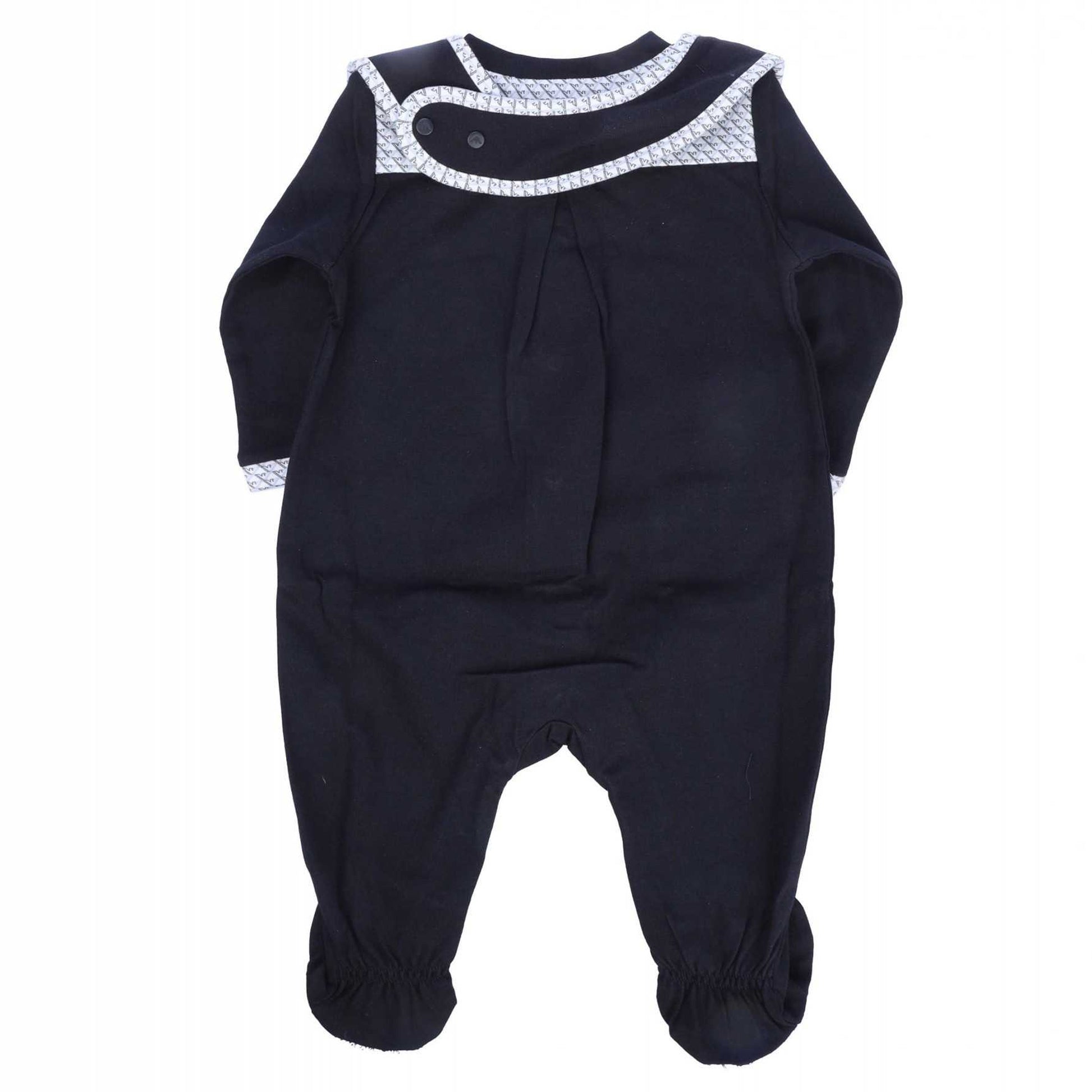 Blue - Back - Emporio Armani Baby Bodysuit