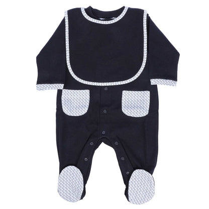 Blue - Front - Emporio Armani Baby Bodysuit