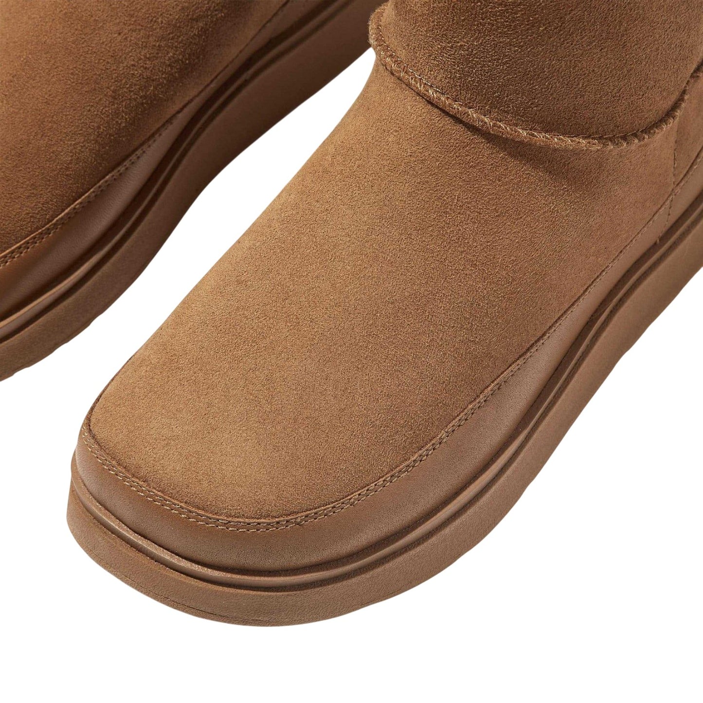Tan - Lifestyle - Fit Flop Womens-Ladies Gen-FF Ultra Mini Doubleface Shearling Ankle Boots