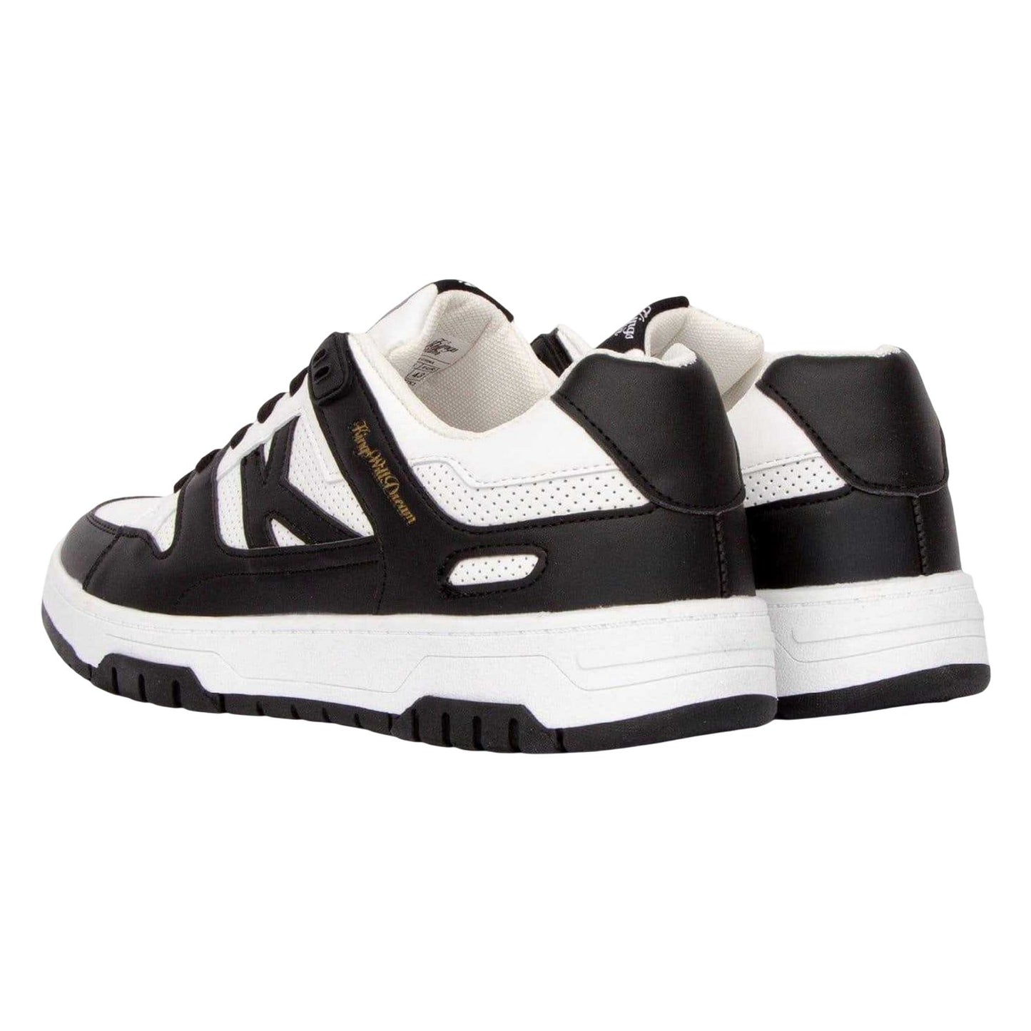 Black-White - Back - Kings Will Dream Mens Studio Kay Skate Shoes