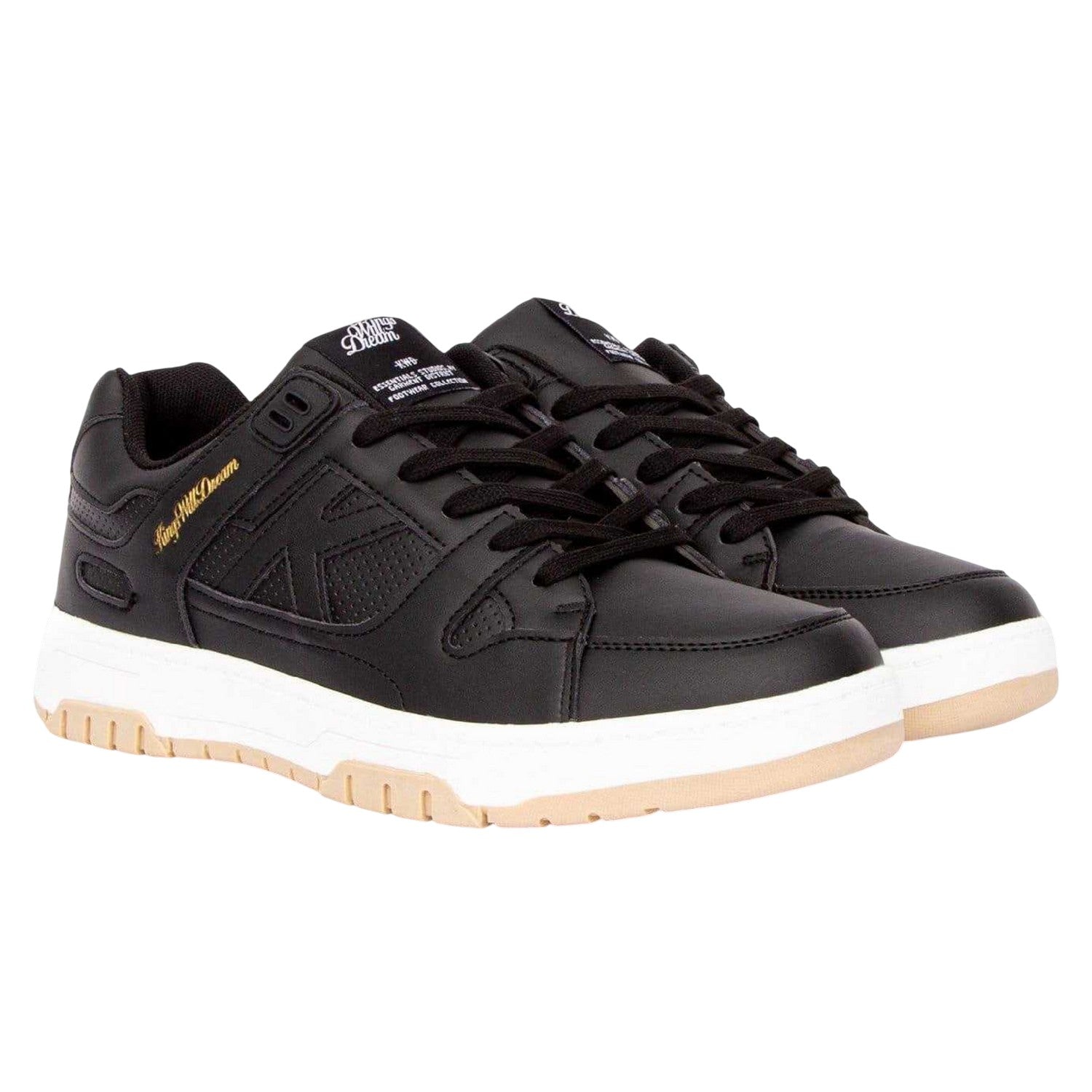 Black - Front - Kings Will Dream Mens Studio Kay Skate Shoes