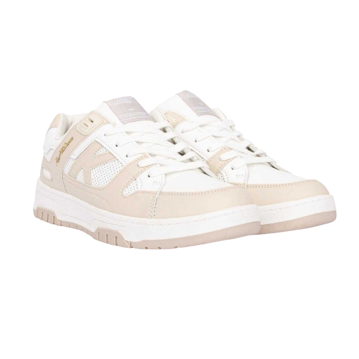 White - Front - Kings Will Dream Mens Studio Kay Skate Shoes