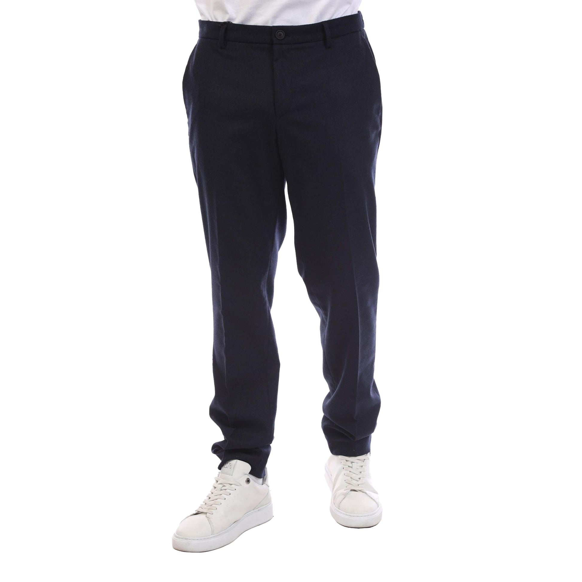 Dark Blue - Front - Boss Mens P-Genius Trousers