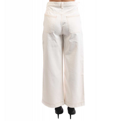 Natural - Back - Boss Womens-Ladies Marlene High Rise Jeans