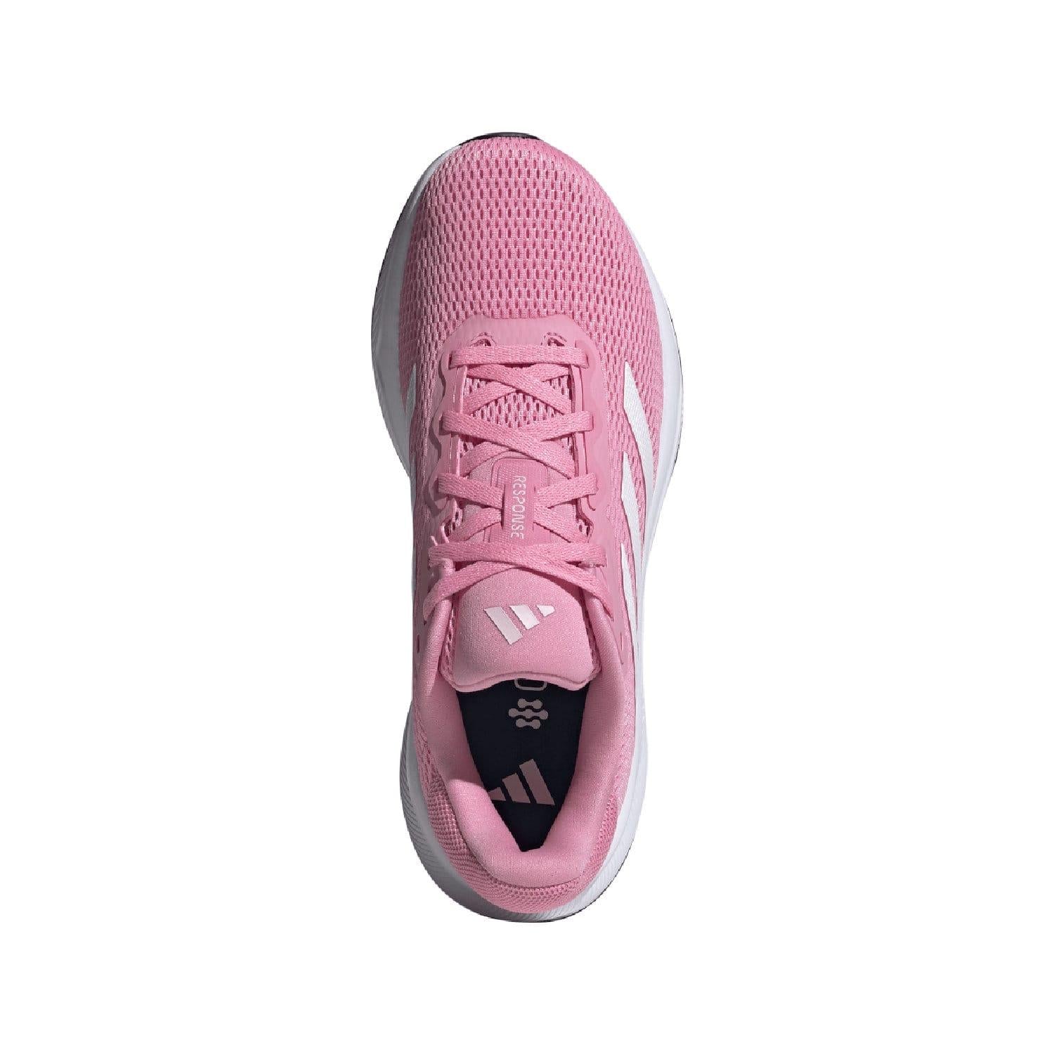 Pink - Side - Adidas Womens-Ladies Response Running Shoes