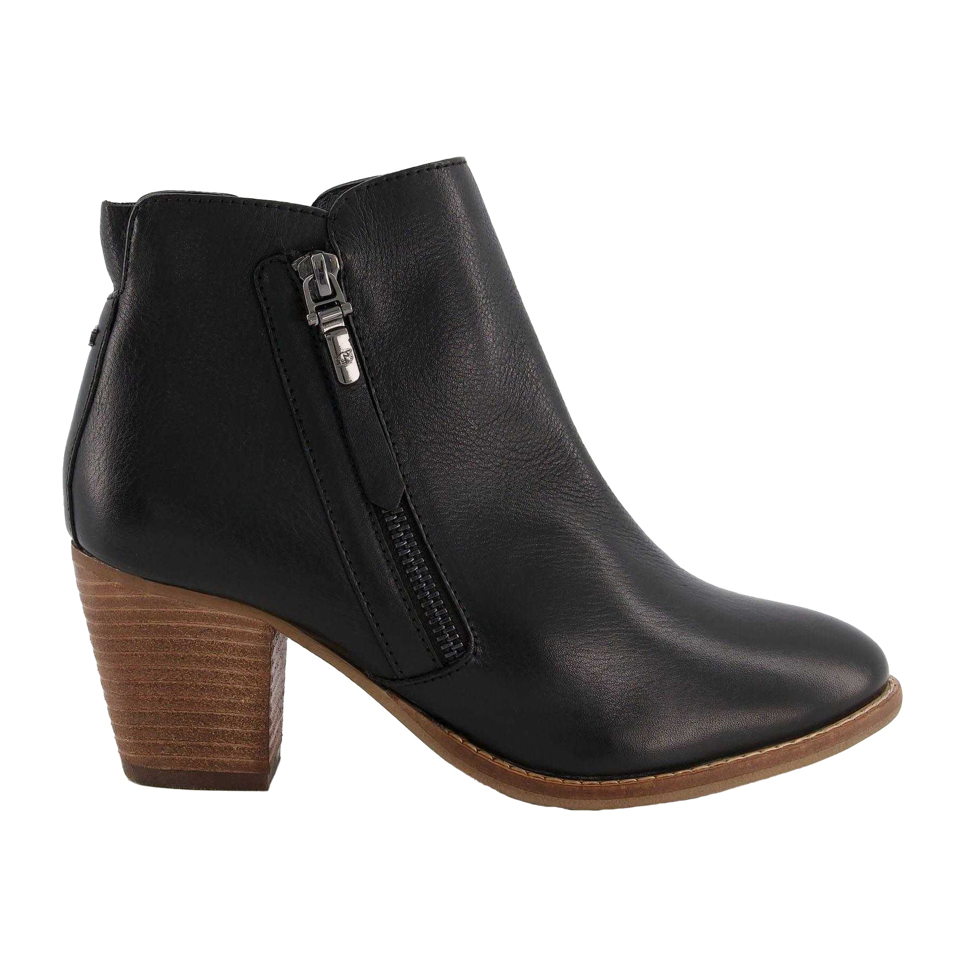 Black - Lifestyle - Dune London Womens-Ladies Paice Western Leather Ankle Boots
